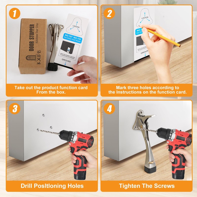 Kickdown Door Stopper 5 Inches