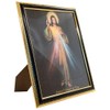 Divine Mercy Framed Print | Black Frame with Gold-Tone Trim
