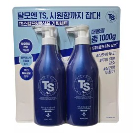 TS 스칼프 쿨 샴푸 500g x 2개입 탈모증상완화 TS Scalp Cool Shampoo 500g x 2, Hair Loss Relief