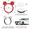 Augeny Bling Car Engine Start Button Cover, Rhinestone Key Ignition