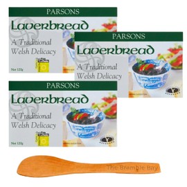 Laverbread Welsh 120g x3, Wooden Spreader