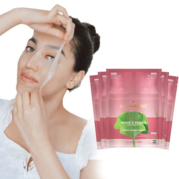 LuxaDerme Revive & Radiate 3 Step Tune-Up Kit - Cleansing