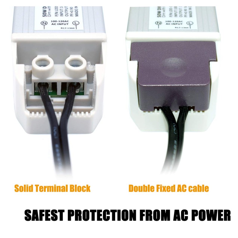 PLUSPOE 12V 30W Power Supply Driver TRIAC Dimmable Transformer for