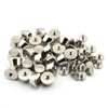 LQ Industrial 25-Pack 1/2" Purse Handbag Feet Nailhead Flat Stud