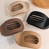 4 Pcs Flat Hair Claw Clips,Flat Claw Clips for Women,Matt