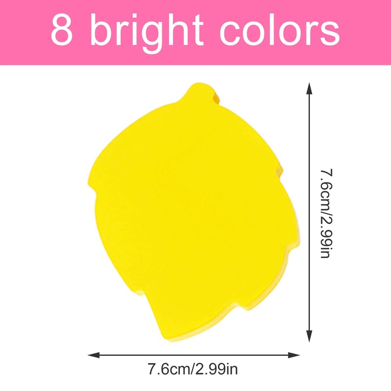 Sticky Notes, 560 Sheets 3 × 3 Inches Leaves Shape