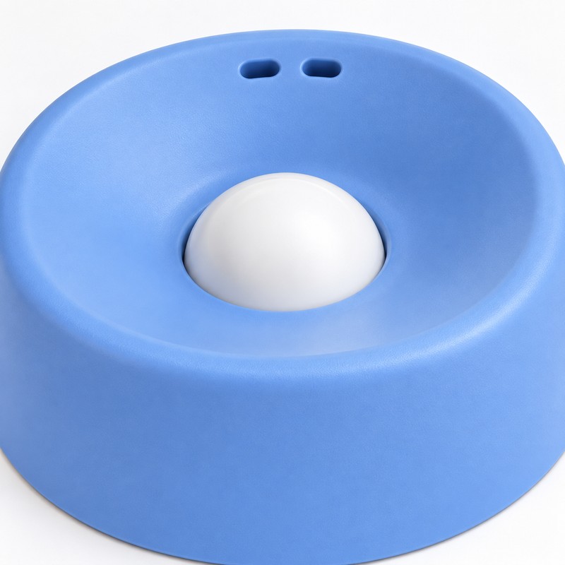 Slow Feeder Dog Bowl for Treats – 3/4 Cup Round
