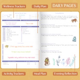 Legend Self-Care Journal – Guided Daily Reflection Journal to Support Mental & Physical Health – Daily Mood, Meditation & Personal Development Notebook – 7x10.5”, Lasts 3 Months (Yellow)