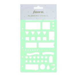 Filofax Accessory, Planning Stencil, Clipbook/Organizer/Notebook Compatible, 6.46" x 3.74" (B132780)