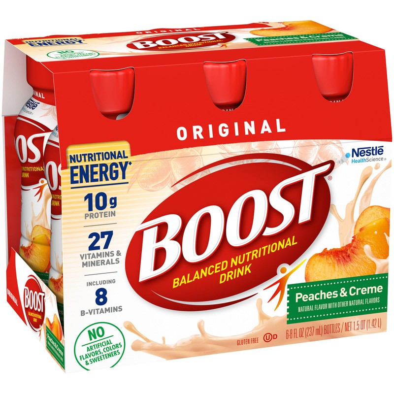Boost Original Balanced Nutritional Drink, Nutritional Energy with Protein, Vitamins