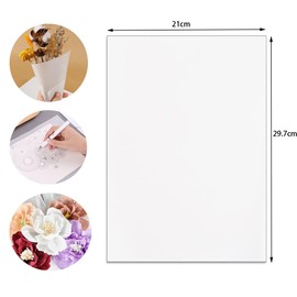 Pack of 100 Transparent Paper A4 Wrapping Paper Tissue Paper for Drawings Pompoms Gift Wrapping Party Decorations Crafts