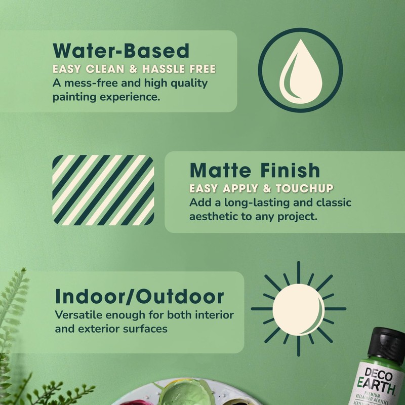 DecoEARTH Reclaimed Acrylic Complete 27 Piece Set