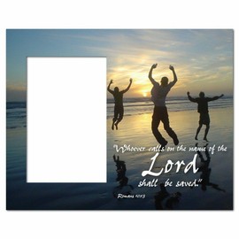 VictoryStore Romans 10:13 Decorative Picture Frame - Holds 4x6 Photo