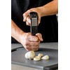 MasterClass Garlic Press and Slicer, Black