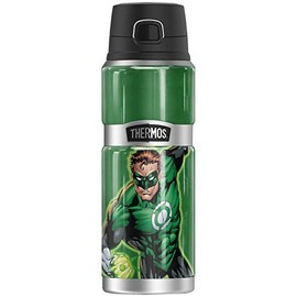 Green Lantern Character, THERMOS STAINLESS KING Stainless Steel Drink Bottle, Vacuum insulated & Double Wall, 24oz