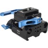SIRUI Universal Camera Baseplate with Dual 15mm Rod Rail Clamp