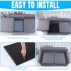2Pcs Couch Cushion Support for Sagging Seat, 20" x 20"