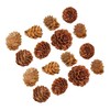 Abaodam 100 Pcs Artificial Pine Cone Decorations Mini Pinecone Christmas