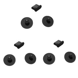 [Set of 3] Compatible with Sony Walkman NW-WM1AM2 WM1ZM2 NW-ZX500 ZX505 ZX507 / SHANLING M7 M3X / Lotoo Paw Gold Touch Titanium/Paw 6000 Cayin C9 Dustproof Plug 3.5mm 4.4mm Type C Jack Dust Plug