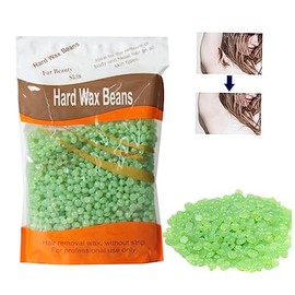 Outanaya Hair Removal Wax Beans 300g Green Tea Tree Hard Wax No Painful Strip for Skin