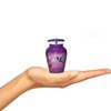 BOLD & DIVINE Small Purple Hummingbird Keepsake Urns | For