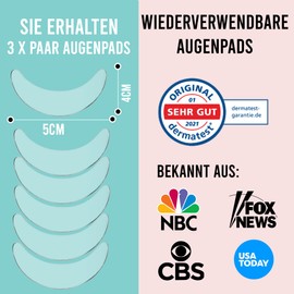 Sandy Skin® Reusable Eye Pads, 3 x Eye Pads, Anti Wrinkle Pads, Eye Pads, Wrinkle Reduction