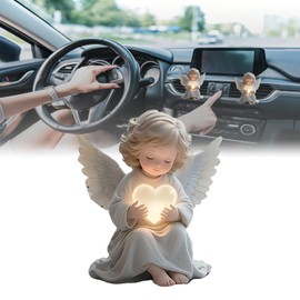 2026 New Acrylic Highland Bull Car Accessories, Vent Flat Decorations, Car Exhaust Pipe Clips, Cute Bull Gifts for Pet Day, Suitable for All Car Interior Types (2-Pack) (White Angel)