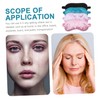 SAFIGLE 4pcs Faux Silk Eye Mask Double Sided Satin Sleep