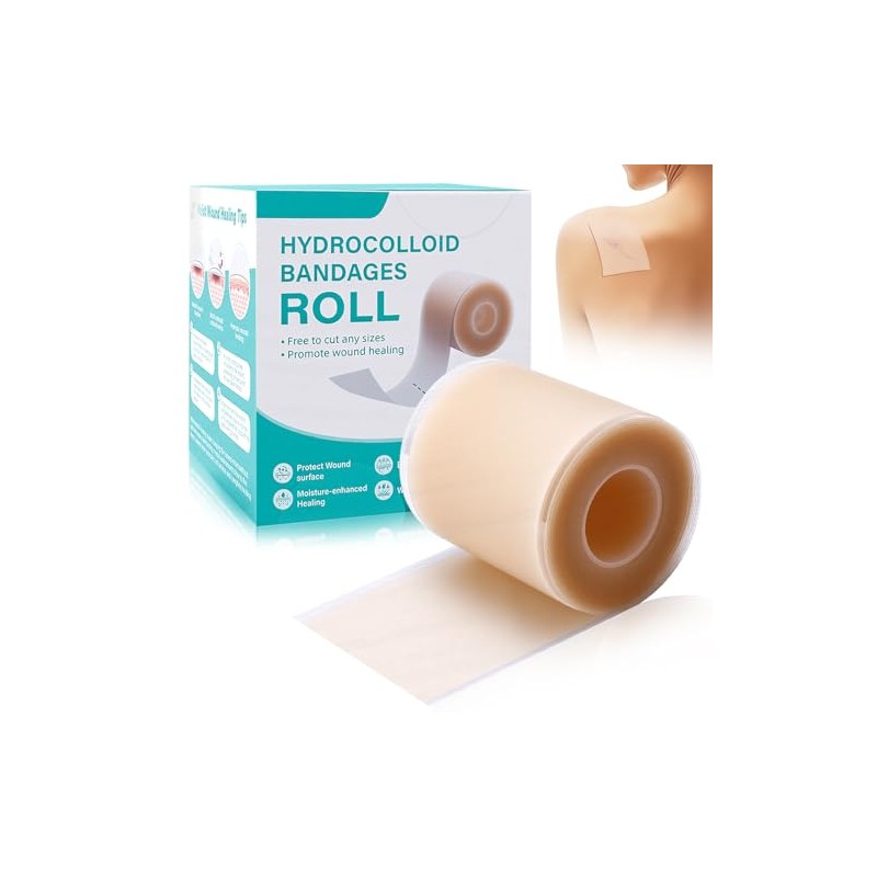 Hydrocolloid Roll 5CM*3M, Hydrocolloid Bandages Roll, Para el Cuidado de