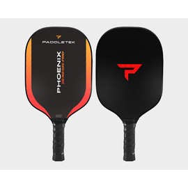 Paddletek Phoenix Genesis Pro - Professional Pickleball Paddles with Honeycomb Core – SRT Pro PolyCore & Fiberglass Epoxy Surface - High Tack Performance Grip – 7.8 oz to 8.2 oz – USAPA Approved