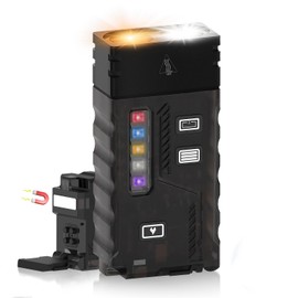 iToncs LED Small Powerful EDC Flashlight with 365nm UV Light,13 Mode,USB C Rechargeable Mini Pocket Keychain Flash Light with Clip,IP67,Magnetic,Lanyard,Buzzer,Arc Lighter for Camping Gear,4 PCS