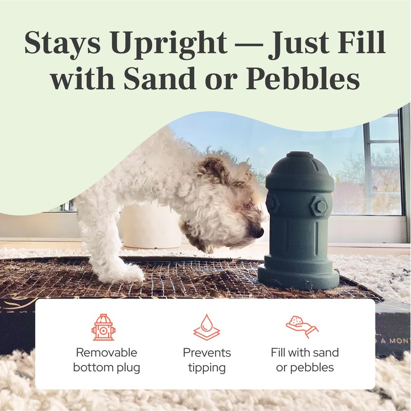 Small Dog Fire Hydrant 4x7 Silicone Soft Potty Training Aid