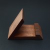Black Walnut Triangle Wooden Smartphone Stand