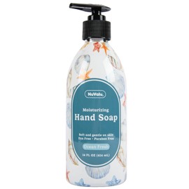 NuValu Ocean Fresh Scented Hand Soap – 14oz | Soothing & Moisturizing Formula for Soft, Clean Hands