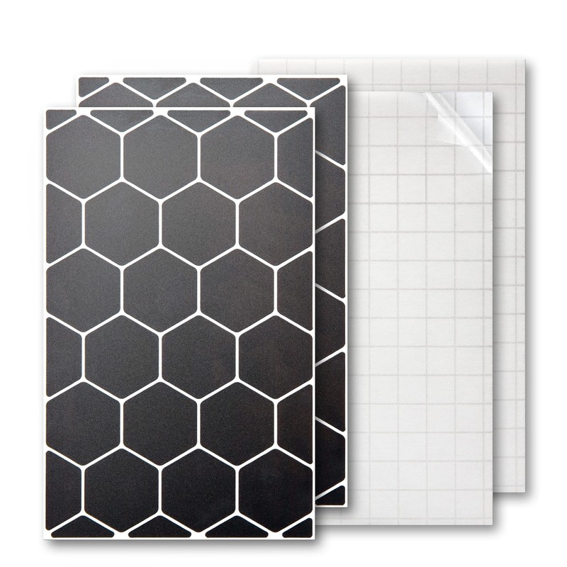Luxshield Reflector Sticker Set – Hexagon Large – for Bicycle,