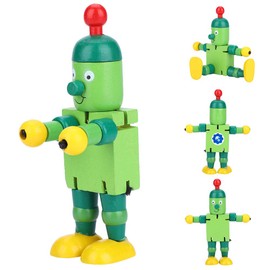 Pinsofy Kids Robot Toys, Robot Toys, Wooden Material for Kids(Green)
