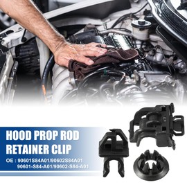 ACROPIX Hood Prop Rod Holder Hood Clips Hood Rod Clip Fit for Honda Odyssey 1995-2004 for Honda Prelude 1992-2001 No.90601S84A01/90602S84A01 - Pack of 3