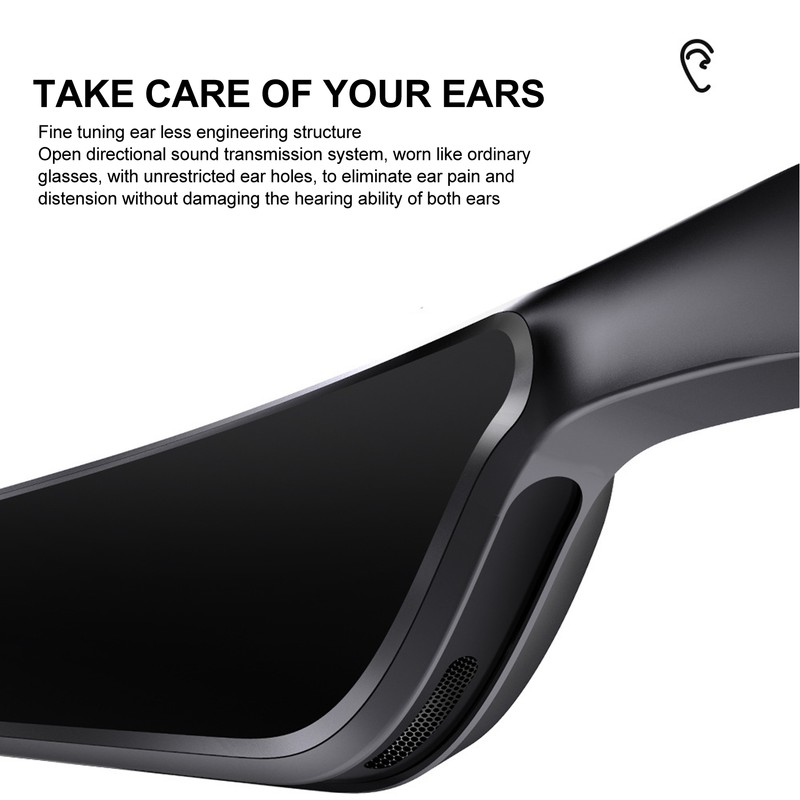 Smart Sunglasses Bluetooth with Dual Speakers Wireless Stereo Audio Glasses