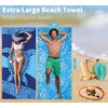 Gomust 6 Pack Lightweight Oversized Microfiber Beach Towels