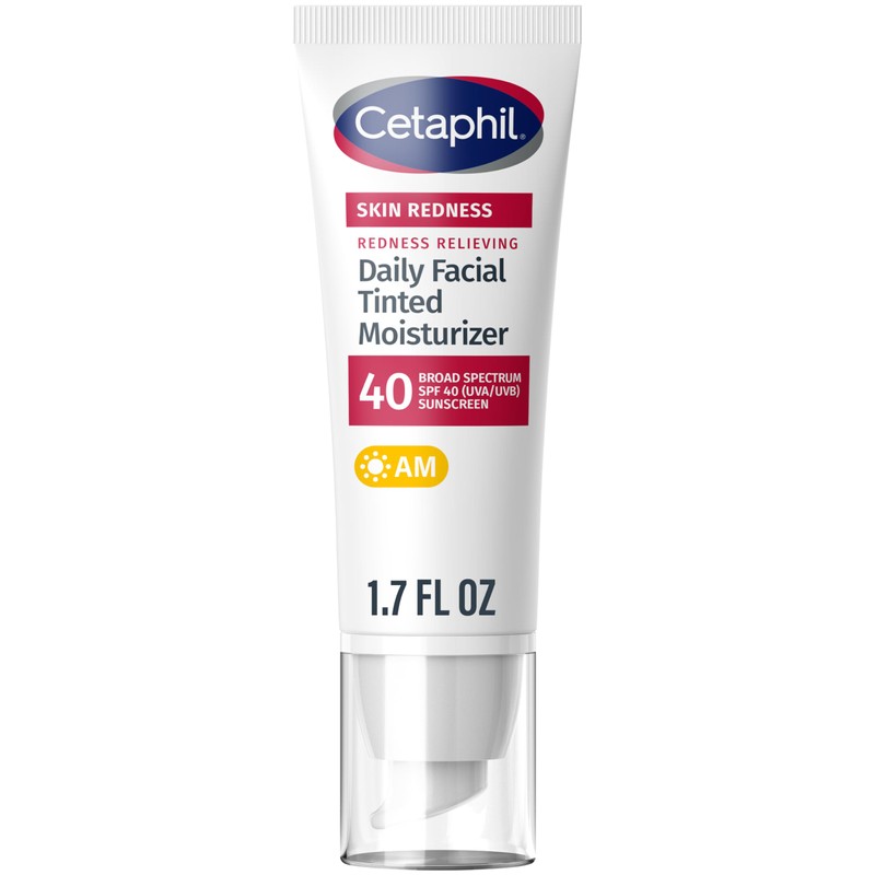 CETAPHIL Redness Relieving Daily Facial Moisturizer SPF 40, 1.7 fl