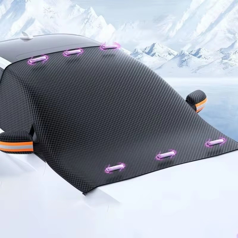 Magnetic Windshield Snow Cover for Cars – Oxford Fabric Frost