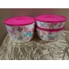 New Tupperware UNIQUE Butterfly & Flowers Theme Ilumina StacknStore Set