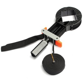 ZONADA 4m Ratcheting Band Clamp Adjustable Band Rapid Framing Clamp Corner 4 Jaws Frame For Picture Frame Drawer