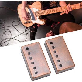 QYYQ 50/52mm Humbucker Pickup Covers Neck Bridge Pickup Covers for Electric Guitar Parts