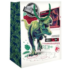 Danilo Promotions Ltd JURASSIC WORLD GIFT BAG MEDIUM SIZE DINOSAUR BIRTHDAY GIFT BAG