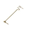 Hook and Eye Latch 10cm Retro Cabin Hooks Outside Solid