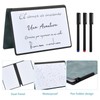 Whiteboard Small A5 A4, White Board with 3 Markers, Eraser