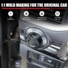 Moittellc Headlight Control Switch Knob Cover Trim Compatible with Nissan
