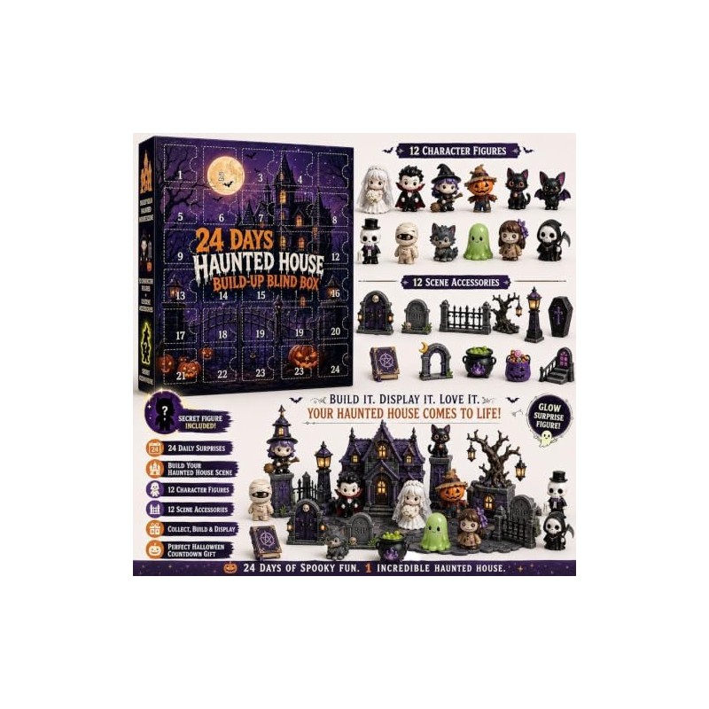 Calendario de Adviento de Halloween 2026 - Cuenta Regresiva Espeluznante