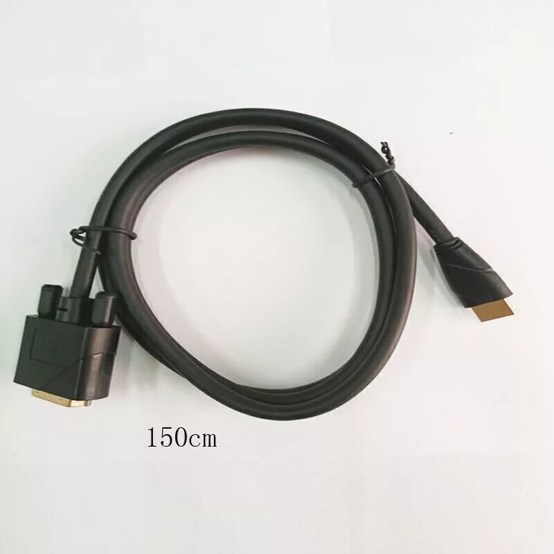 Unbranded NEW 5FT HDMI to DVI-D Cable 24+1 Pin Monitor